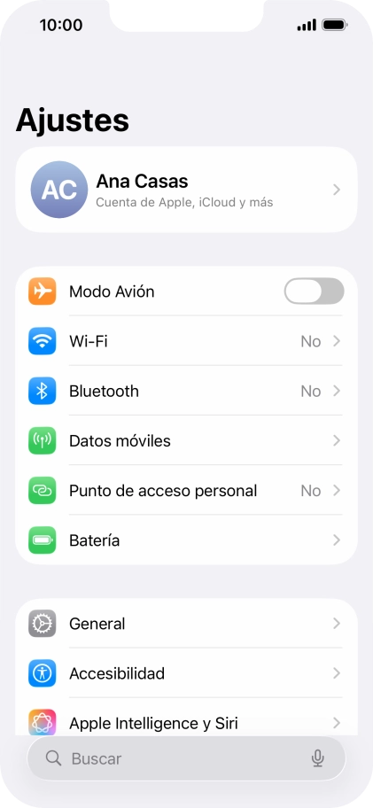Pulsa Datos móviles.