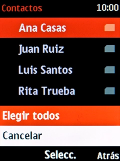 Selecciona Elegir todos. Selecciona Elegir todos.
