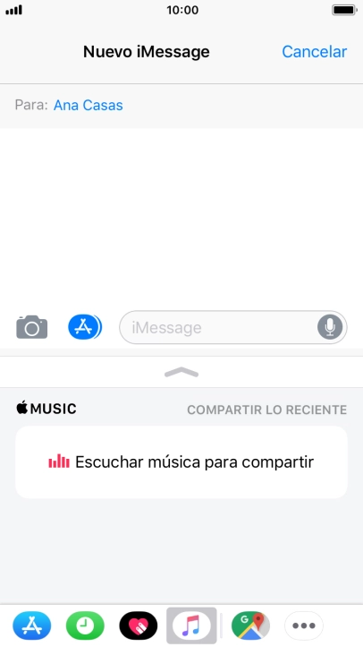 También puedes enviar fotografías, vídeos, mensajes de sonido y diferentes efectos en el iMessage. Sigue las indicaciones de la pantalla para enviar tu iMessage con el contenido deseado. También puedes enviar fotografías, vídeos, mensajes de sonido y diferentes efectos en el iMessage. Sigue las indicaciones de la pantalla para enviar tu iMessage con el contenido deseado.