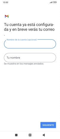 Pulsa Tu nombre e introduce el nombre del remitente. Pulsa Tu nombre e introduce el nombre del remitente.