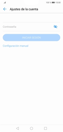 Pulsa Contraseña e introduce la contraseña de tu cuenta de correo electrónico. Pulsa Contraseña e introduce la contraseña de tu cuenta de correo electrónico.