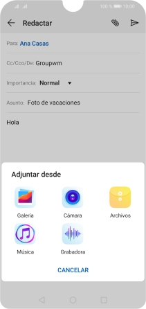 Pulsa Archivos y desplázate a la carpeta deseada. Pulsa Archivos y desplázate a la carpeta deseada.