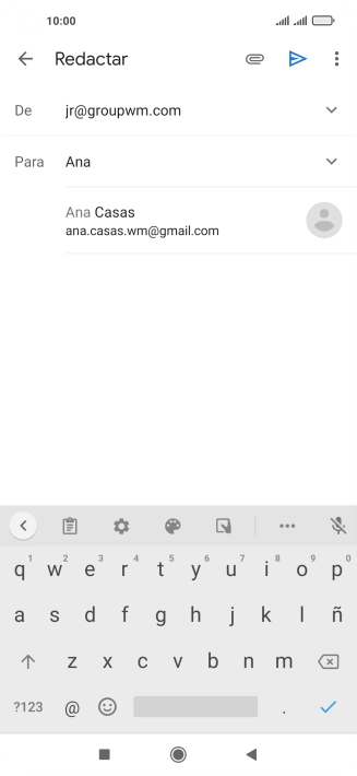 Pulsa el contacto deseado. Pulsa el contacto deseado.