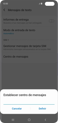 Introduce +34607003110 y pulsa Definir. Introduce +34607003110 y pulsa Definir.