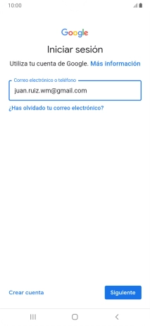 Pulsa Siguiente.