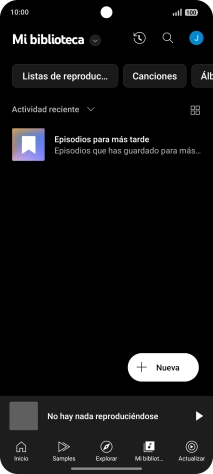 Pulsa la lista desplegable. Pulsa la lista desplegable.
