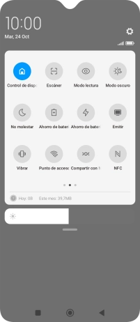 Pulsa Ahorro de batería para activar la función. Pulsa Ahorro de batería para activar la función.