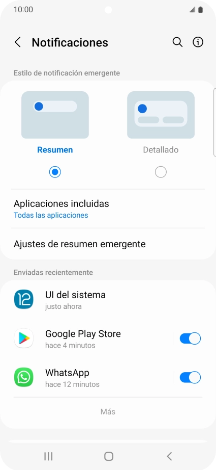 Pulsa Más.
