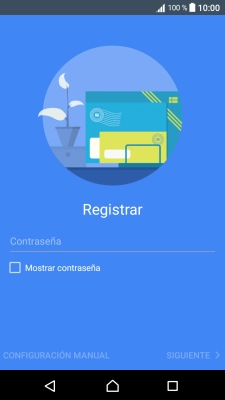 Pulsa Contraseña e introduce la contraseña de tu cuenta de correo electrónico. Pulsa Contraseña e introduce la contraseña de tu cuenta de correo electrónico.