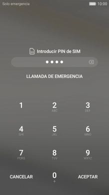 Si lo solicita el teléfono, introduce el código PIN y pulsa ACEPTAR. Si lo solicita el teléfono, introduce el código PIN y pulsa ACEPTAR.