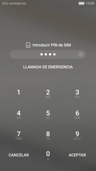 Si lo solicita el teléfono, introduce el código PIN y pulsa ACEPTAR. Si lo solicita el teléfono, introduce el código PIN y pulsa ACEPTAR.