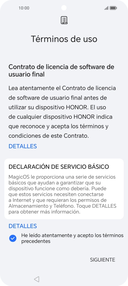 Pulsa SIGUIENTE.