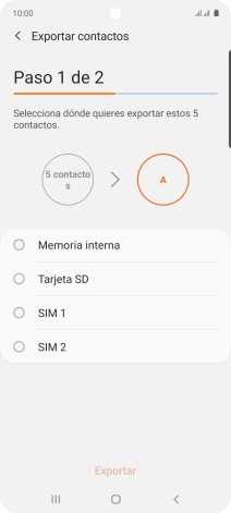 Pulsa la tarjeta SIM deseada. Pulsa la tarjeta SIM deseada.