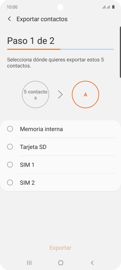 Pulsa la tarjeta SIM deseada. Pulsa la tarjeta SIM deseada.
