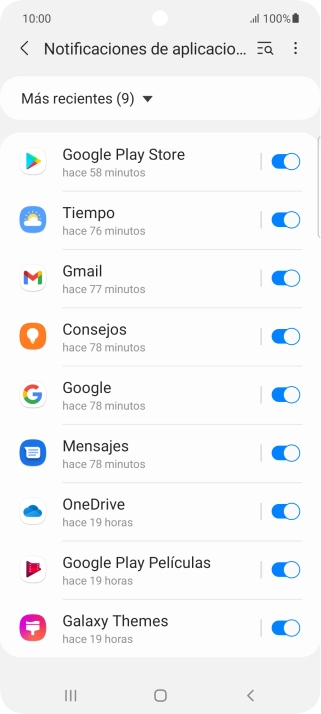 Pulsa la lista desplegable. Pulsa la lista desplegable.
