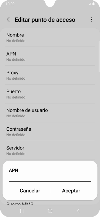 Introduce airtelwap.es y pulsa Aceptar. Introduce airtelwap.es y pulsa Aceptar.