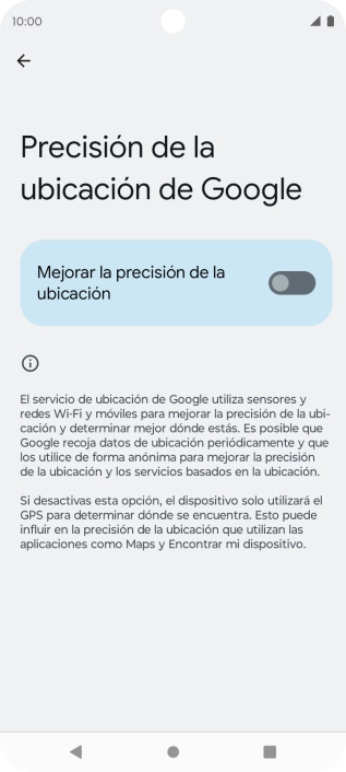 Si pulsas el indicador junto a Si pulsas el indicador junto a