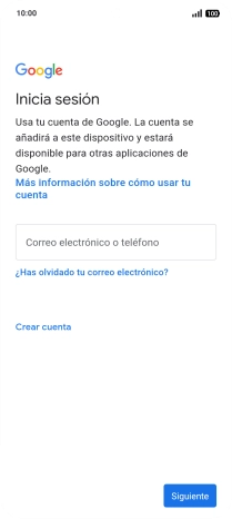 Si no tienes una cuenta de Google, pulsa Crear cuenta y sigue las indicaciones de la pantalla para ver cómo crear una cuenta nueva. Si no tienes una cuenta de Google, pulsa Crear cuenta y sigue las indicaciones de la pantalla para ver cómo crear una cuenta nueva.