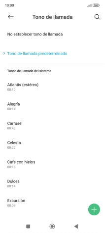 Pulsa los timbres de llamada deseados para escucharlos. Pulsa los timbres de llamada deseados para escucharlos.