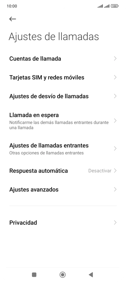 Pulsa Ajustes avanzados. Pulsa Ajustes avanzados.