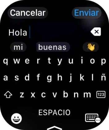 Pulsa el icono de entrada. Pulsa el icono de entrada.