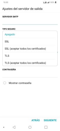 Pulsa Apagado para desactivar la función. Pulsa Apagado para desactivar la función.