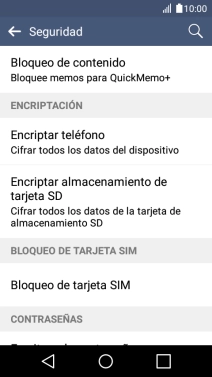 Pulsa Bloqueo de tarjeta SIM. Pulsa Bloqueo de tarjeta SIM.