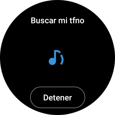 Pulsa Detener cuando hayas encontrado el teléfono. Pulsa Detener cuando hayas encontrado el teléfono.