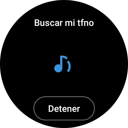 Pulsa Detener cuando hayas encontrado el teléfono. Pulsa Detener cuando hayas encontrado el teléfono.