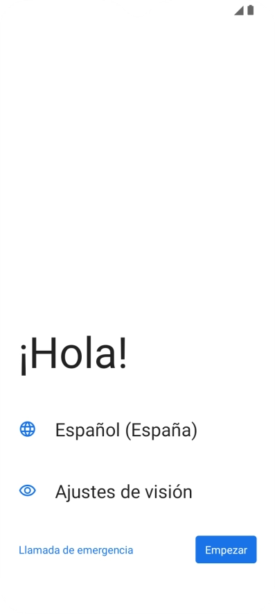 Pulsa Empezar. Pulsa Empezar.