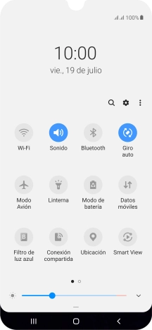 Pulsa el icono de ajustes. Pulsa el icono de ajustes.