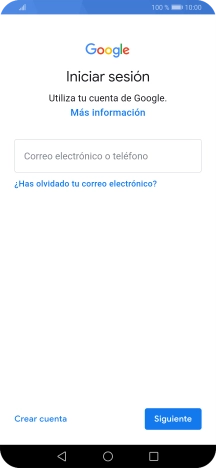 Si no tienes una cuenta de Google, pulsa Crear cuenta y sigue las indicaciones de la pantalla para ver cómo crear una cuenta nueva. Si no tienes una cuenta de Google, pulsa Crear cuenta y sigue las indicaciones de la pantalla para ver cómo crear una cuenta nueva.
