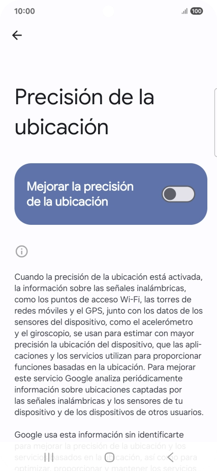 Si pulsas el indicador junto a Si pulsas el indicador junto a