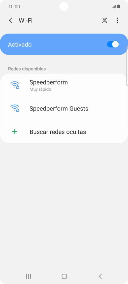 Pulsa la red wifi deseada. Pulsa la red wifi deseada.