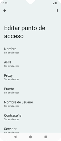 Pulsa Nombre.