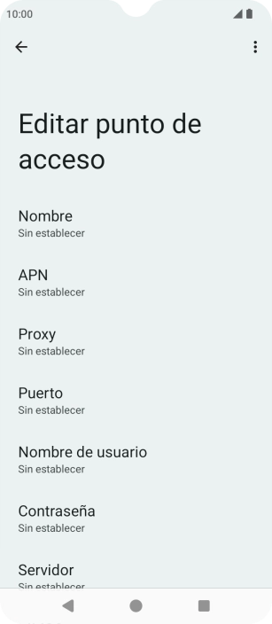 Pulsa Nombre.