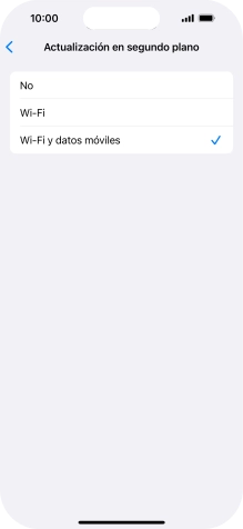 Para desactivar la actualización de apps en ejecución, pulsa No. Para desactivar la actualización de apps en ejecución, pulsa No.