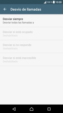 Pulsa el tipo de desvío deseado. Pulsa el tipo de desvío deseado.