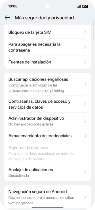 Pulsa Bloqueo de tarjeta SIM. Pulsa Bloqueo de tarjeta SIM.