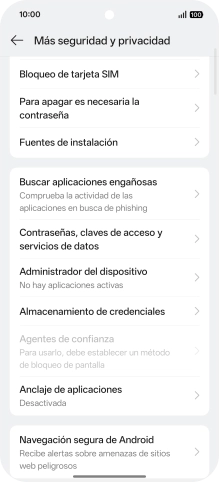Pulsa Bloqueo de tarjeta SIM. Pulsa Bloqueo de tarjeta SIM.