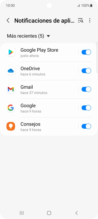 Pulsa la lista desplegable. Pulsa la lista desplegable.