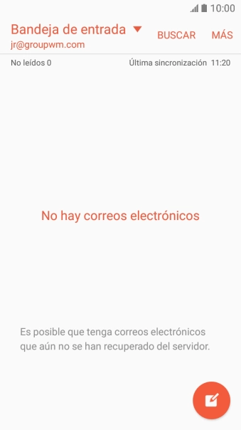 Pulsa la lista desplegable en la parte superior izquierda. Pulsa la lista desplegable en la parte superior izquierda.