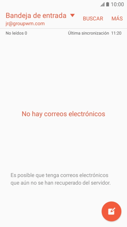 Pulsa la lista desplegable en la parte superior izquierda. Pulsa la lista desplegable en la parte superior izquierda.