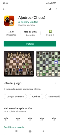 Pulsa Instalar y sigue las indicaciones de la pantalla para instalar la app. Pulsa Instalar y sigue las indicaciones de la pantalla para instalar la app.
