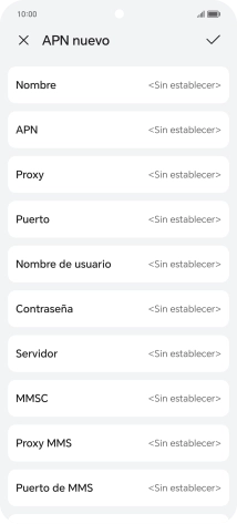 Pulsa Nombre.