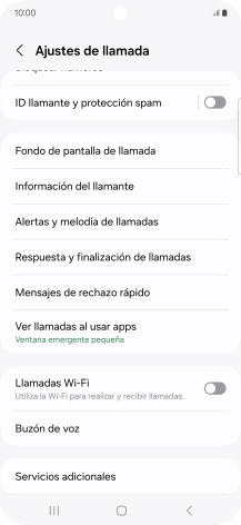 Pulsa Servicios adicionales. Pulsa Servicios adicionales.