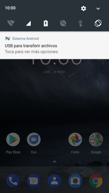 Pulsa el icono de conexiones.