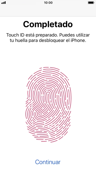 Pulsa Continuar. Si no has añadido anteriormente un código de seguridad, tendrás que introducir un código de libre elección dos veces consecutivas. Pulsa Continuar. Si no has añadido anteriormente un código de seguridad, tendrás que introducir un código de libre elección dos veces consecutivas.