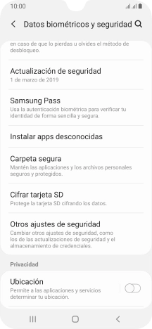 Pulsa Ubicación. Pulsa Ubicación.