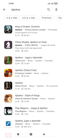 Pulsa la app deseada. Pulsa la app deseada.